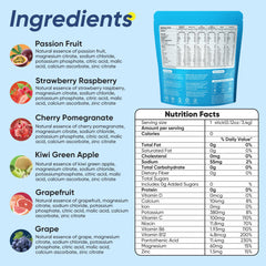 VitalHarvest passion-fruit flavor electrolyte powder for refreshed workouts