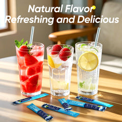 VitalHarvest travel-pack beside luggage for convenient hydration anywhere.