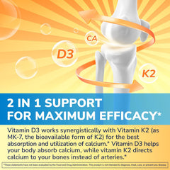 Vitalibre sunflower oil softgels boost absorption of D3 K2