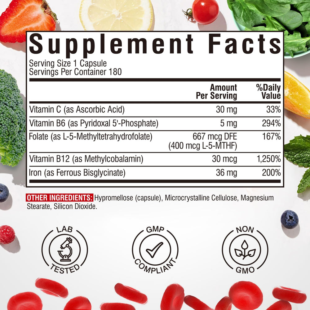 Vitalibre vegan non-GMO label signals clean sourcing and plant-based ingredients.