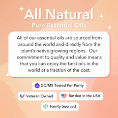 Vitality Helichrysum label highlights clean ingredients
