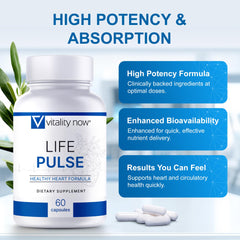 Vitality Now Life Pulse black cumin seed extract capsule close-up.