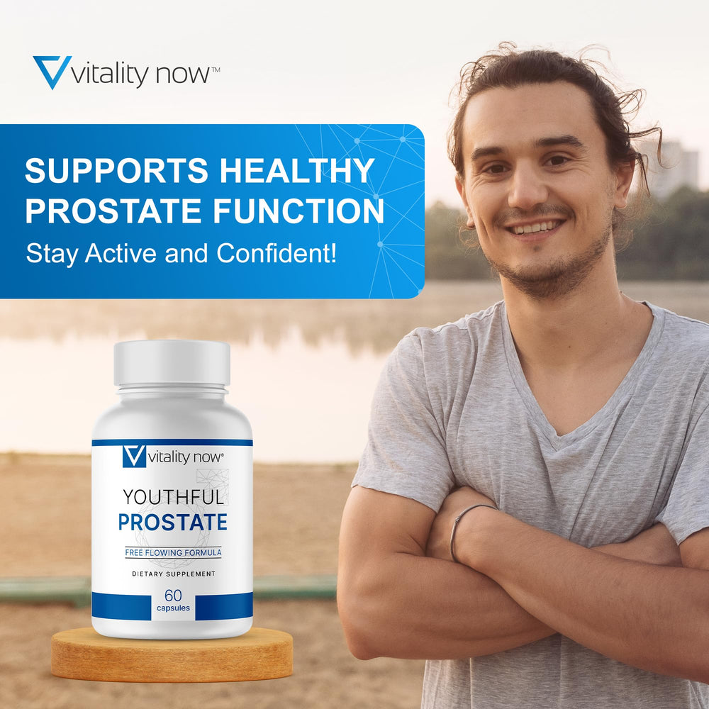 Vitality Now Prostate Support capsules for daily vitality
