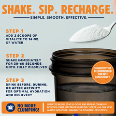Vitalyte formula contains no artificial colors, flavors, or sweeteners.