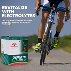 Vitalyte athlete during workout rehydrating for endurance
