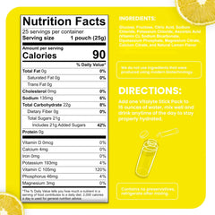 Vitalyte lemon bottle during outdoor workout for energy boost.
