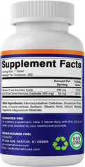 Coated tablets on a bright bottle label for easy daily routine.