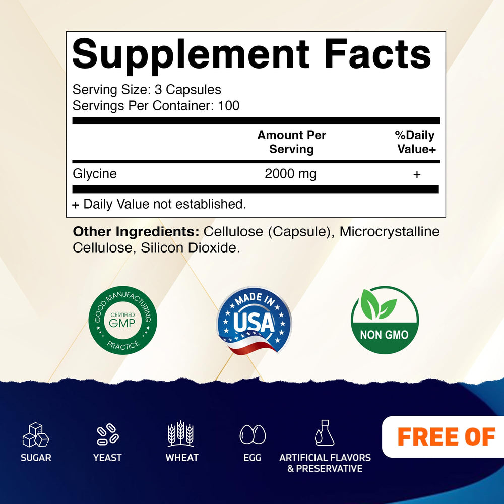 Vitamatic Glycine bottle pour demonstrates convenient dosing