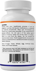 Vitamatic NAC ingredients bottle shot emphasizing 1200 mg dose