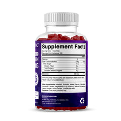 Vitamatic strawberry-flavored gummies inviting nightly routine.