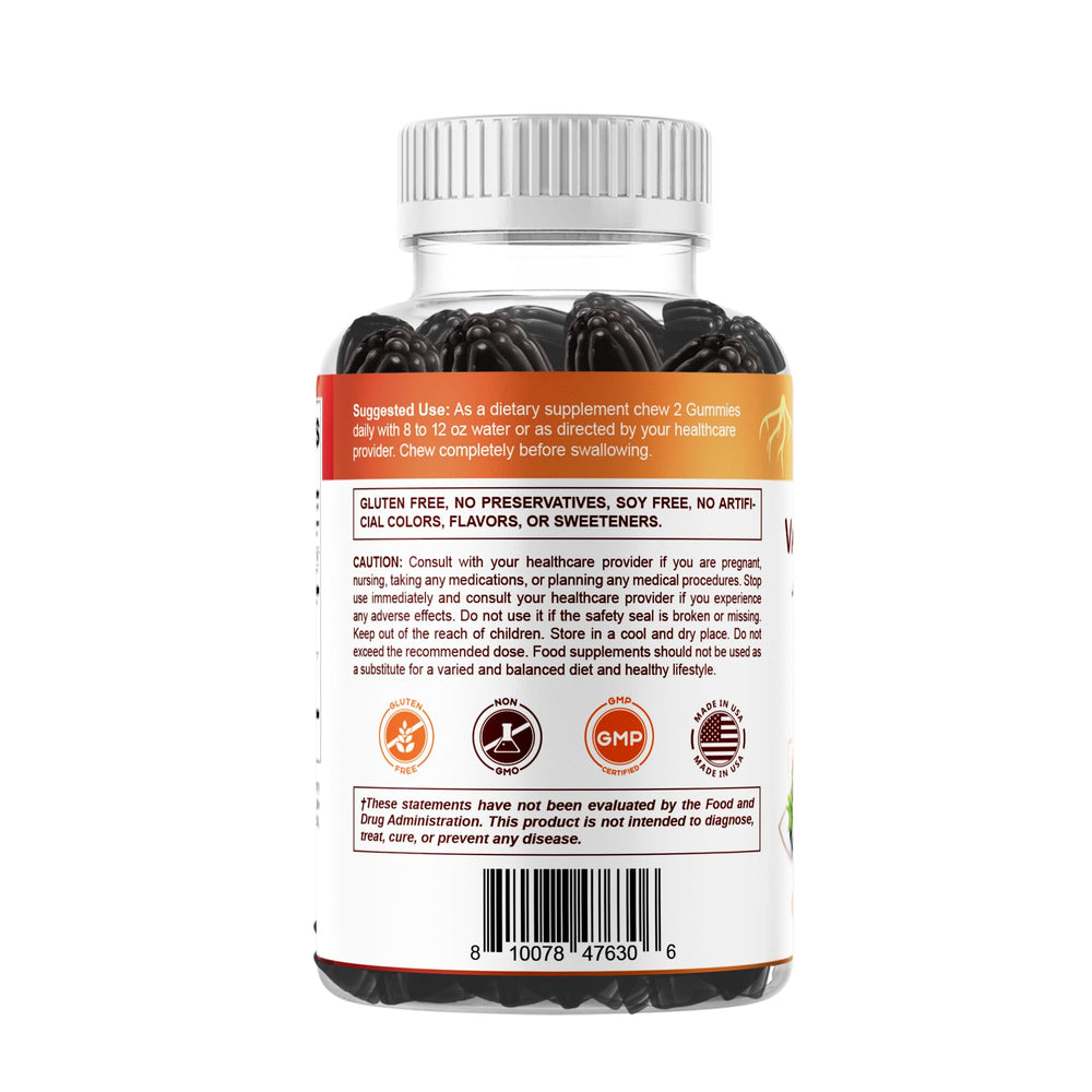 Vitamatic Valerian Root Chamomile gummies made in USA in GMP facility