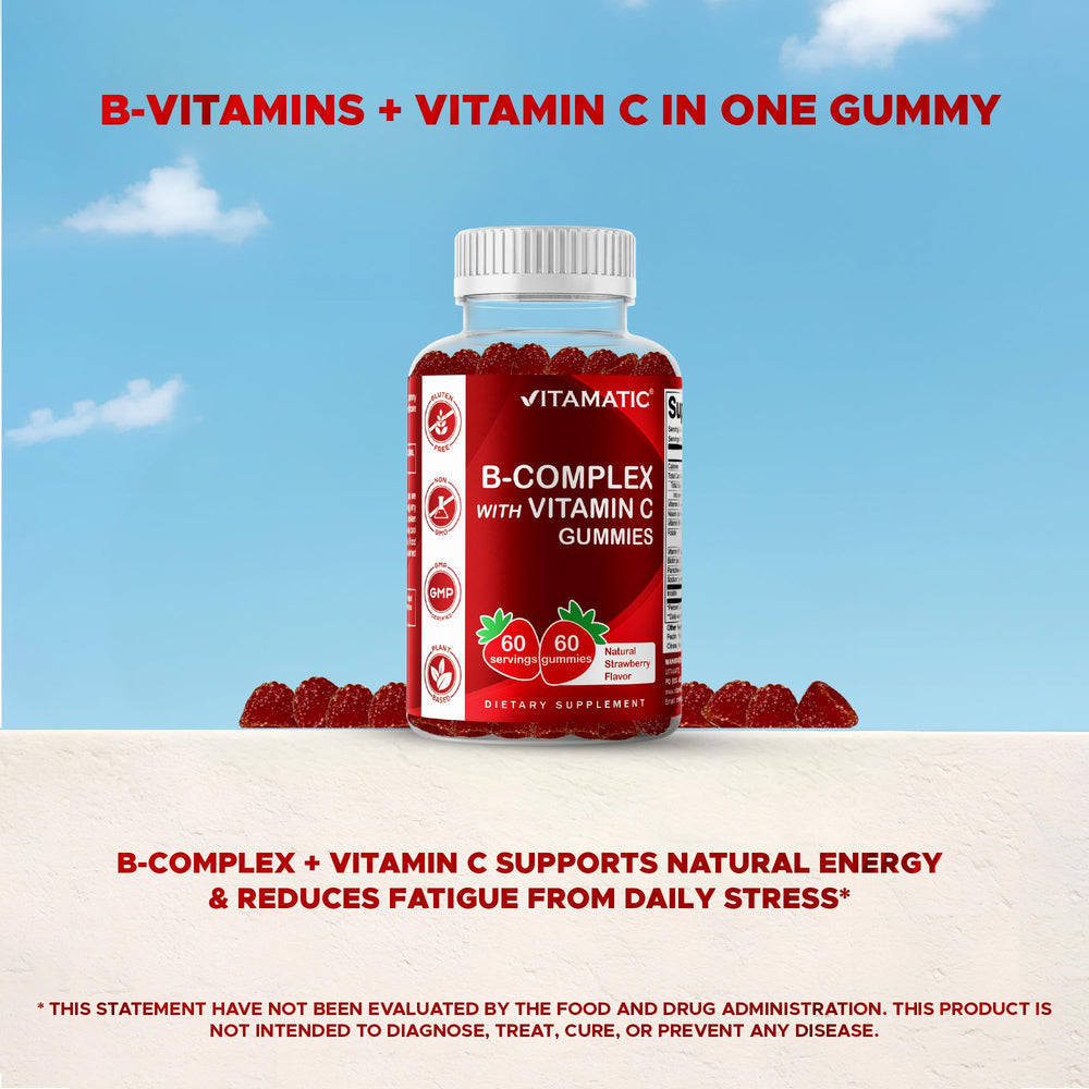 Gummies poured into a hand to illustrate on-the-go use