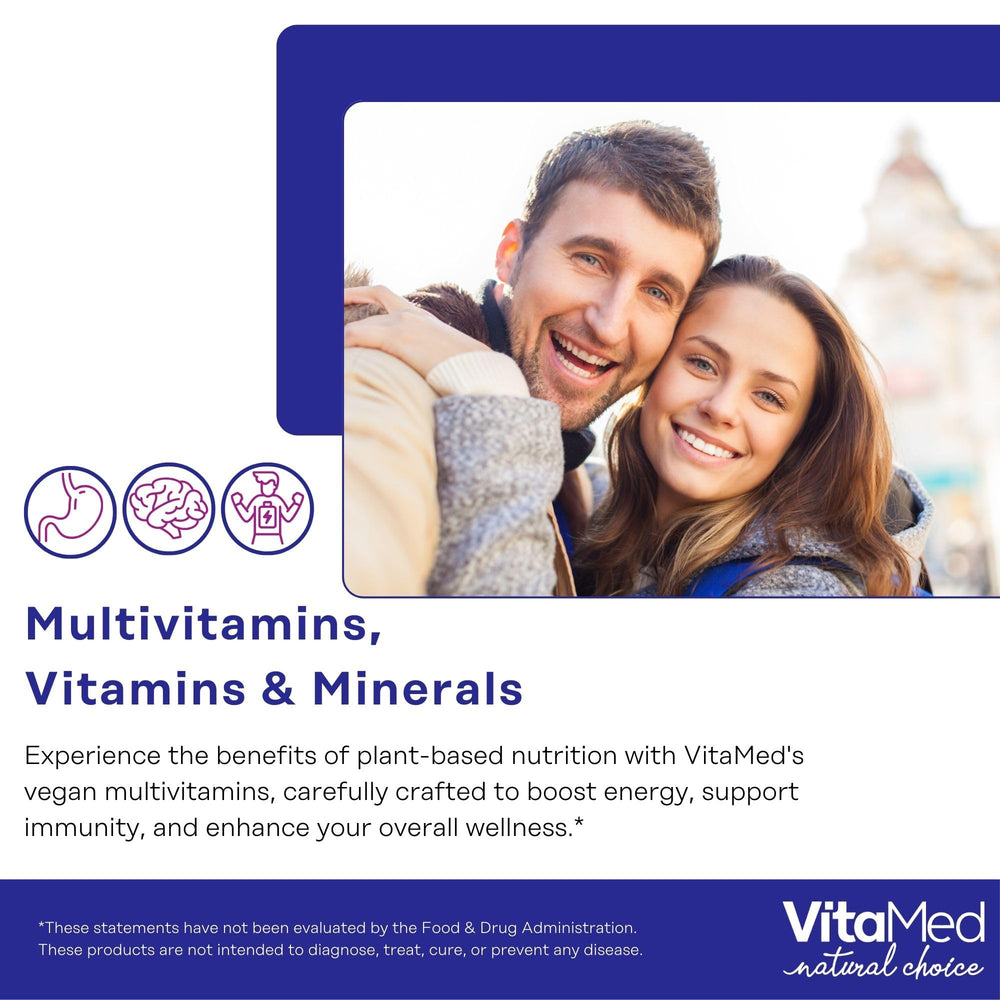 VitaMed Vita Forte probiotics and enzymes visual suggests gut-friendly digestion support