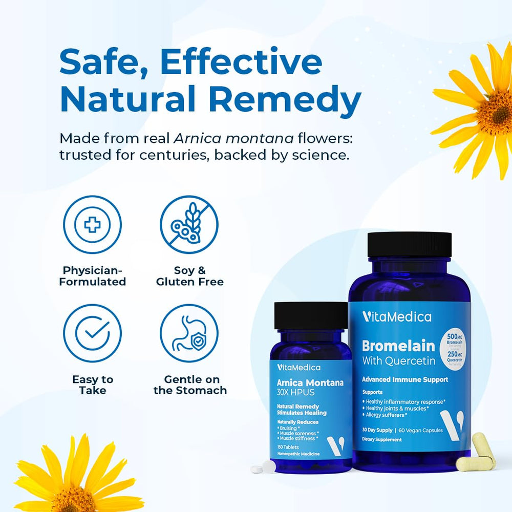 VitaMedica Arnica Montana bottle with 150 tablets