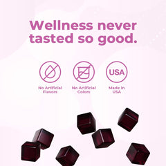 VitaMedica Beauty Bites natural ingredients for hair and nails.