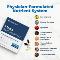 VitaMedica Men's Multivitamin packets for daily use support balanced nutrition.