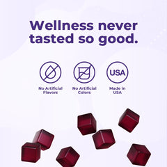 VitaMedica Snooze two-gummy serving size shown for easy dosage reference.