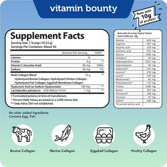 Vitamin Bounty hyaluronic-acid enhanced formula supports hydration and skin elasticity.