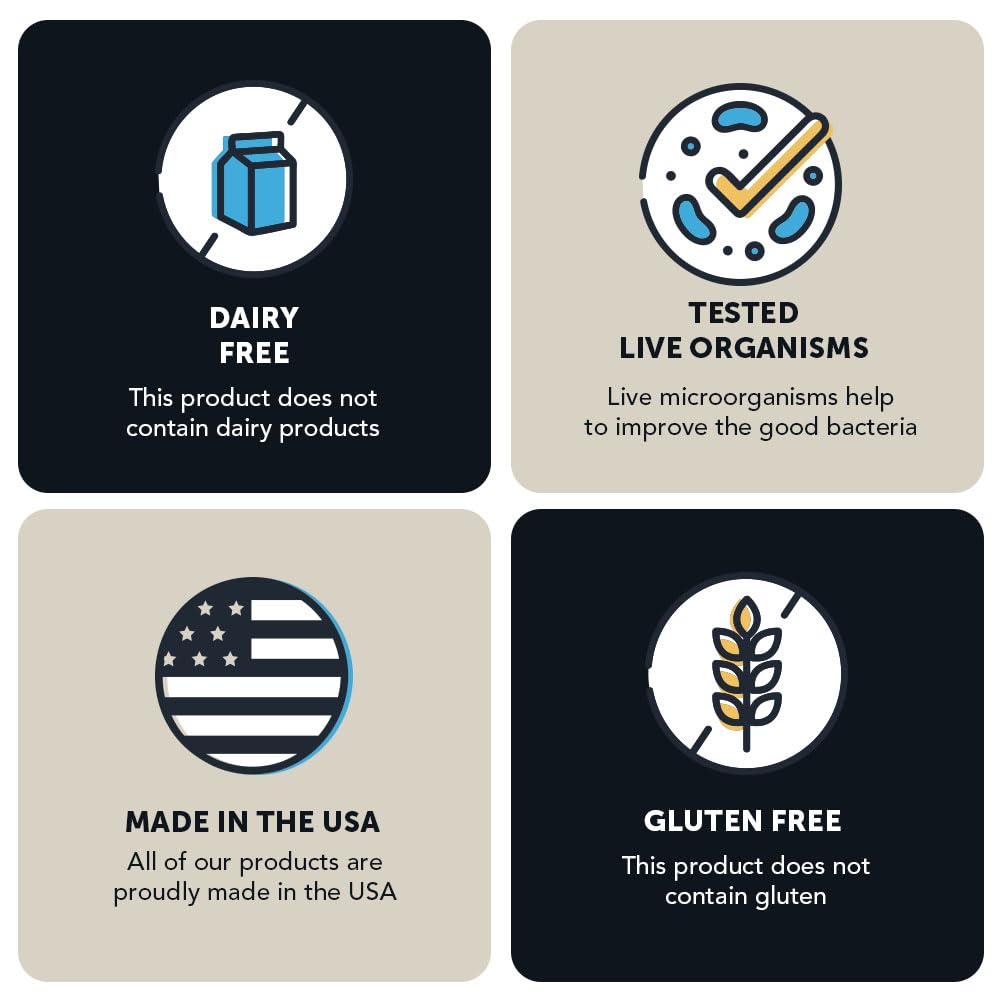 Vitamin Bounty Pro-100 packaging box communicates gut and immune benefits.