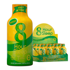 Vitamin Energy 8 Hour Sleep Shot mango bottle for nighttime relaxation and sleep support