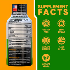 Vitamin Energy B12 shot box packaging showing 24-pack convenience.