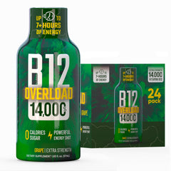 Vitamin Energy B12 Overload grape bottle for on-the-go energy