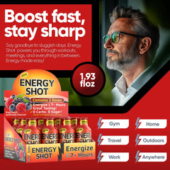Close-up of Vitamin Energy Fruit Punch label highlights caffeine and B vitamins.