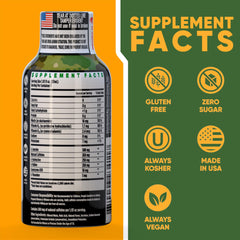 Vitamin Energy Immune+ 12-pack front highlights convenient carry for daily focus.