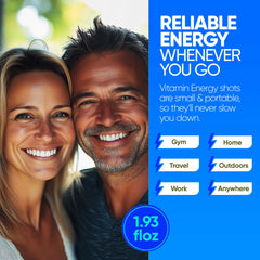Vitamin Energy Immune+ on a kitchen counter highlighting portable energy