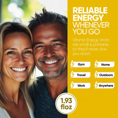 Vitamin Energy plant-based caffeine image focuses on 260mg caffeine for alertness