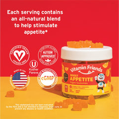 Vitamin Friends allergen-free label communicates safe, kid-friendly vitamins.