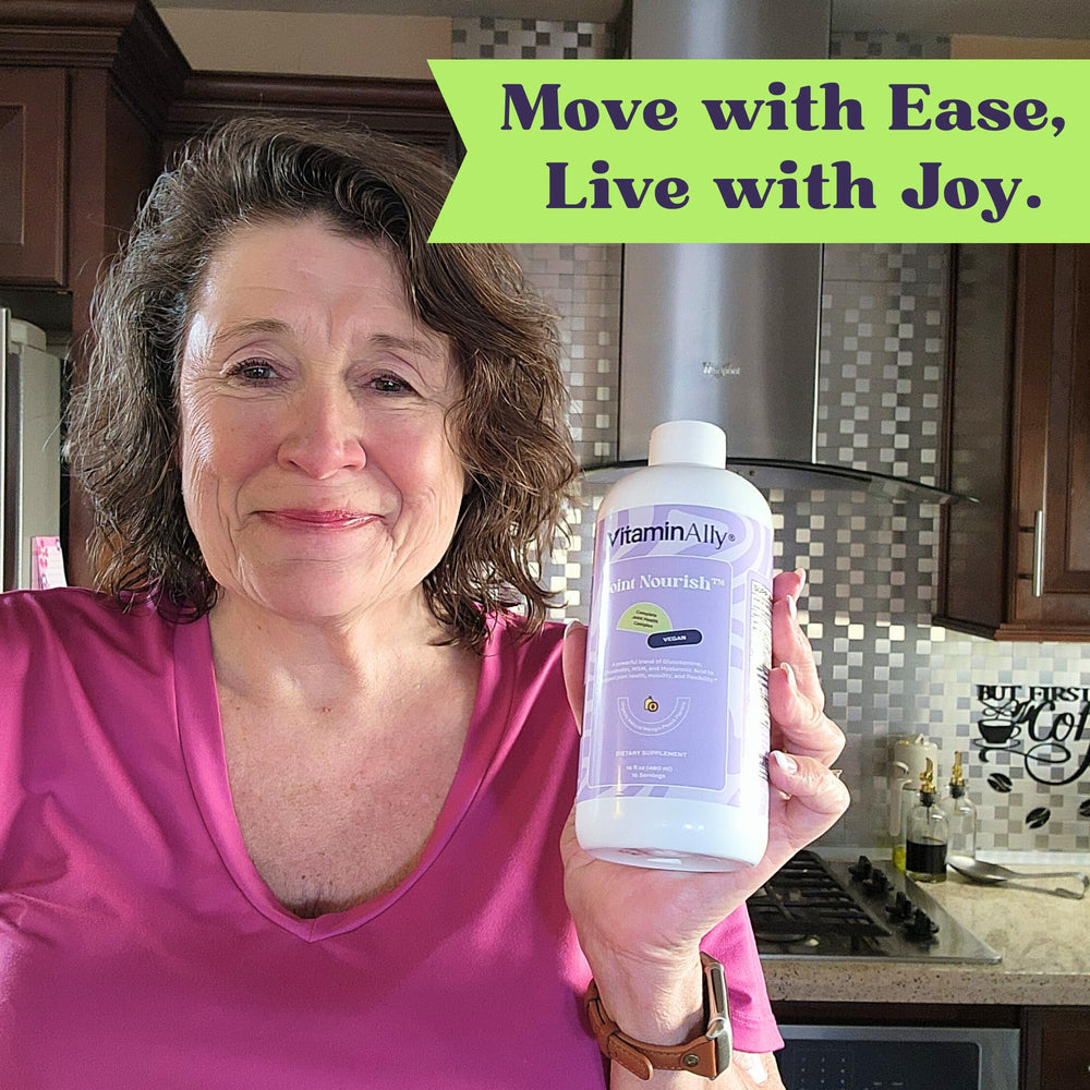 Vitaminally Joint Nourish daily use spoon showing 30 ml serving.