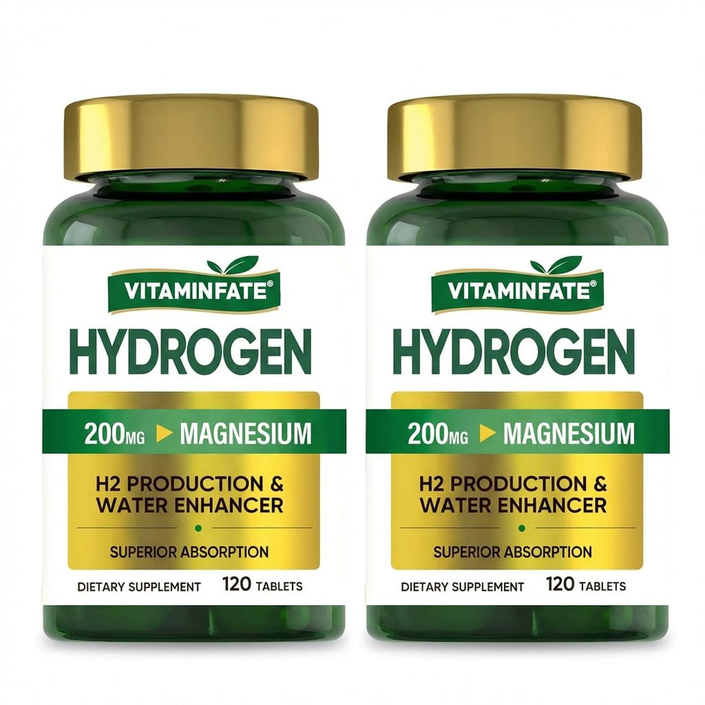 VITAMINFATE hydrogen tablets bottle for easy daily hydration on the go.