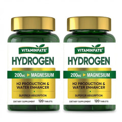 VITAMINFATE hydrogen tablets bottle for easy daily hydration on the go.