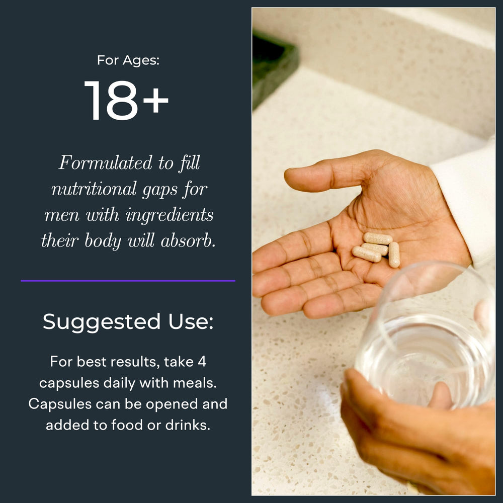 VitaminIQ morning routine scene with capsules ready for daily intake.