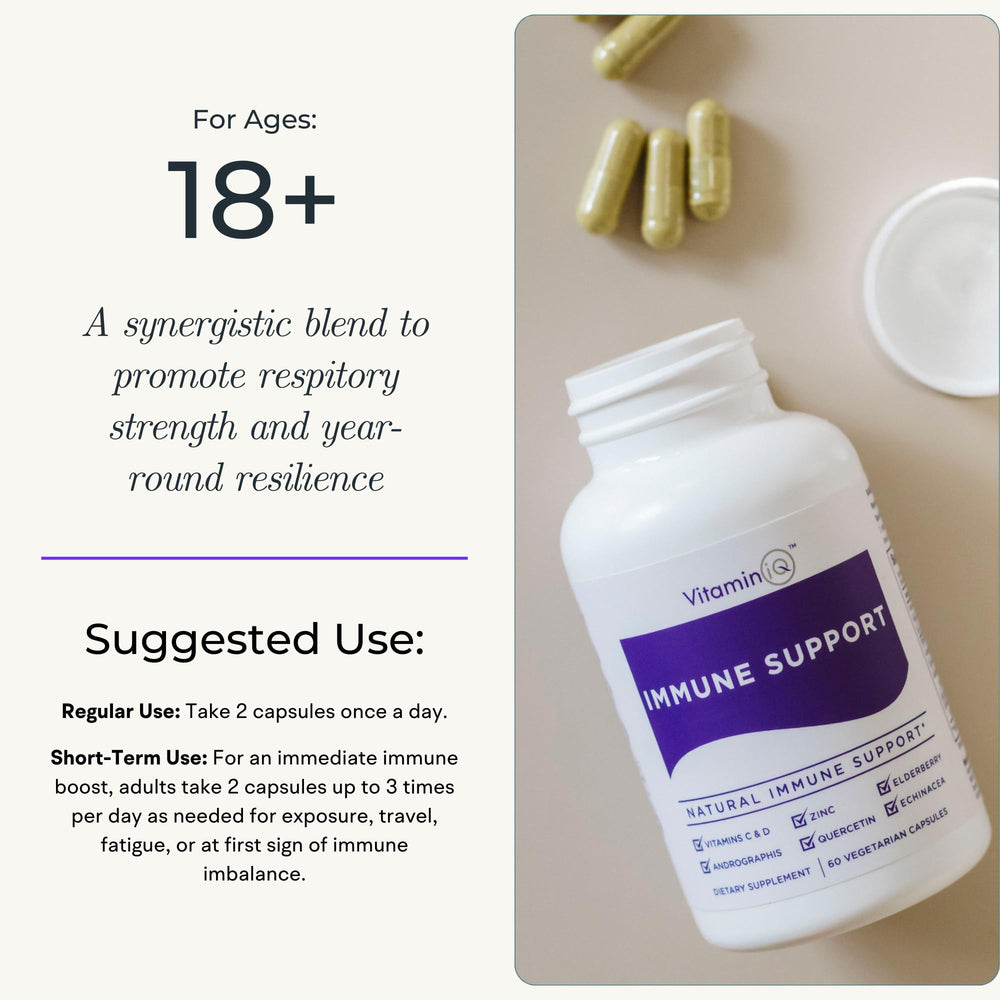 VitaminIQ Immune daily-use scene on kitchen counter