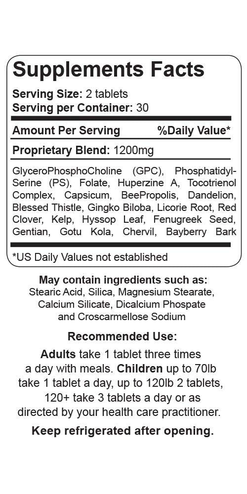 Vitamins Organic Farms Neuro Care on desk promoting focused work sessions.