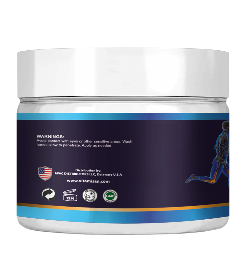 VITAMISAN packaging box: USA-made quality and two-jar set.