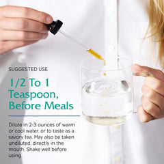 Serving shot demonstrates easy use after meals