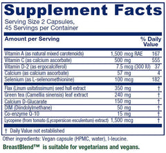Vitanica BreastBlend bottle front view for easy daily use