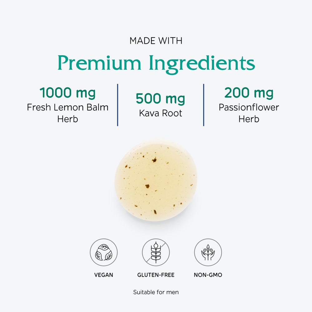 Vitanica Daily Calm Tonic kava root component for a calm mind