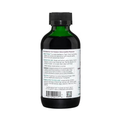 Vitanica Iron Tonic label close-up highlights allergen-free formulation.