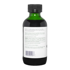 Vitanica Iron Tonic label highlighting vegan and non-GMO ingredients.