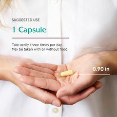 Vegan capsules offer easy daily intake for pelvic health goals.