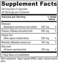Vitanica Ovulation Assist vegan capsules displayed on white surface for daily use