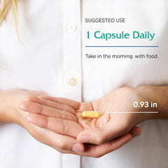 Vitanica Ovum A.M. L5MTHF folate capsule for prenatal development support.