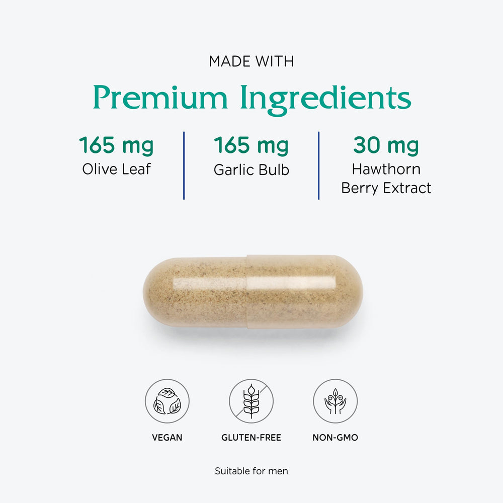 Bottle pour shot showing convenient daily dosage of Rauwolfia Extra.