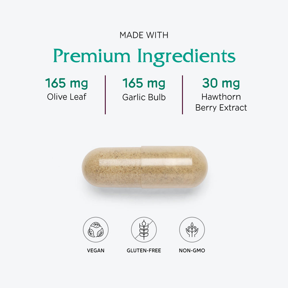 Vitanica Rauwolfia Extra ingredients list including CoQ10 and snakeroot.