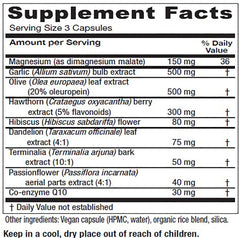 Vitanica VasoBlend bottle closeup highlighting vegan capsules
