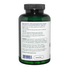 Vitanica Vegan Symmetry ingredients label shows vitamin D, calcium, magnesium.